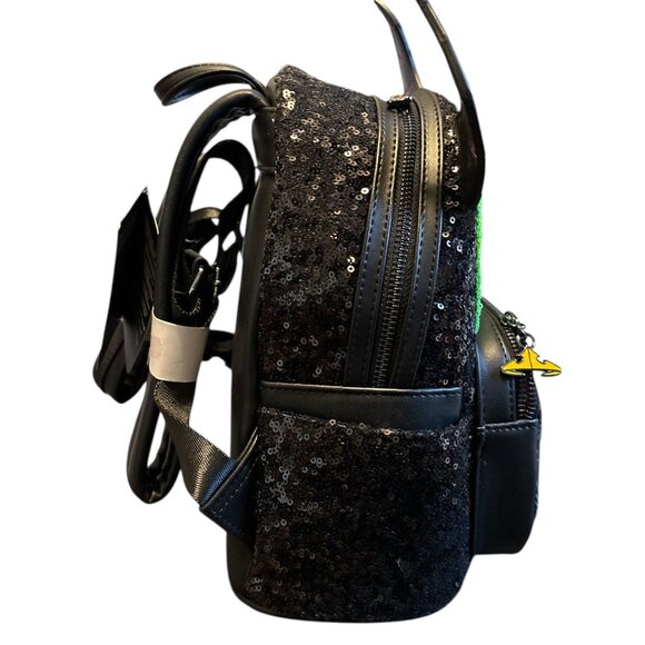 Loungefly Disney Maleficent Sequin Dragon Exclusive Mini Backpack - Picture 4 of 4
